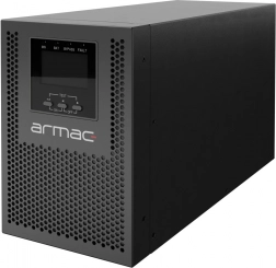 Nødstrømsforsyning UPS Armac Office On‑Line PF1 1000 VA med LCD, 4× IEC C13, metalchassis, støvfilter dust‑free