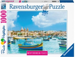 Ravensburger puslespil Mediterranean Malta 1000 brikker
