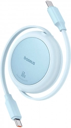 Baseus Free2Pull Mini USB‑C til USB‑C 60W kabel 1 m – Blå