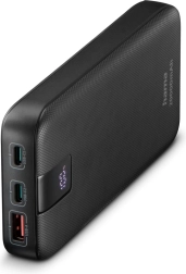 Kraftig powerbank 20000 mAh antracit