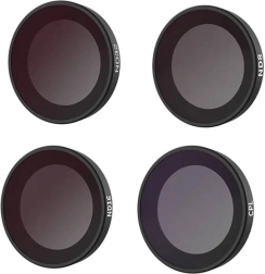 Sæt med filtre CPL/ND8/ND16/ND32 TELESIN til INSTA360 GO 3-kamera