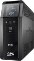 APC Back‑UPS Pro 1200VA (720 W) med AVR og LCD, 6× C13