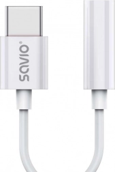 USB‑C til 3,5 mm jack lydadapter med DAC SAVIO