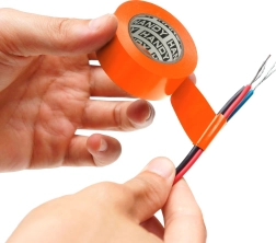 Orange PVC-isoleringstape 20 m