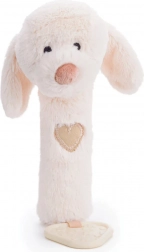 Bigjigs Baby rangle 3-i-1 hund med pivelyd og bidelegetøj