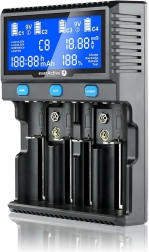 Universel batterioplader til Li‑ion, Li‑HV, LiFePO4 og Ni‑MH