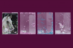 Omslag til A5-hæfte glitter