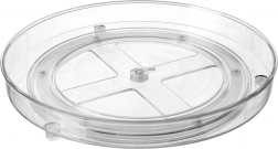 Drejeorganizer 27 cm i gennemsigtig plast