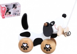 Trækket Hund af Træ