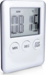 Elektronisk køkkenminutur med LCD-display og magnet