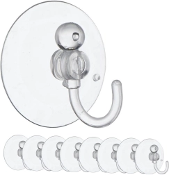 Sæt med sugekroge 3,5 cm – 8 stk.