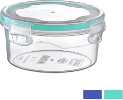 Rund madbeholder Saver Box med låg 1 l