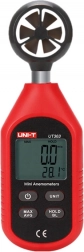 Anemometer UNI‑T til måling af vindhastighed og temperatur