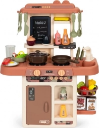 Børnekøkken med lyde, LED og dampgenerator, 42 tilbehør