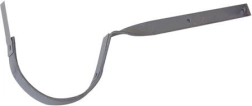 Drejet rendejern til tagrender 330 mm, galvaniseret stål