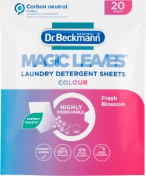 Dr. Beckmann Magic Leaves Color – vaskeservietter til farvet tøj 20 stk.