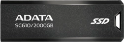 Ekstern SSD-disk ADATA SC610 2000 GB USB 3.2 Gen2 sort