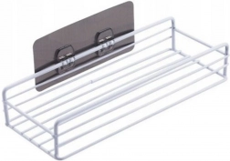 Selvklæbende hvid køkkenhylde