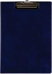 Dobbeltmappe A4, blank blå