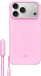 Silikoneetui med rem BEATS Kickstand til iPhone 17 Pro Max, kompatibel med MagSafe – solbrun rosa