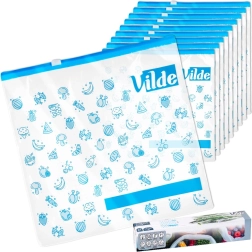 Vilde genlukkelige madposer 27 × 26 cm 10 stk.