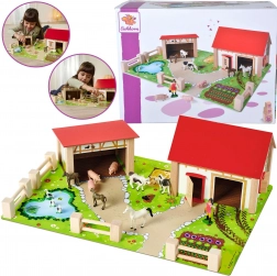 Eichhorn stor trægård med figurer, 25 dele