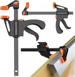 Hurtigspændende enhåndsklemme 205 mm