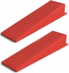 Sæt med 100 nivelleringskiler til fliselægning