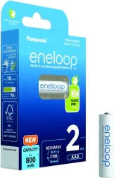Genopladelige batterier Eneloop AAA 800 mAh 2 stk.