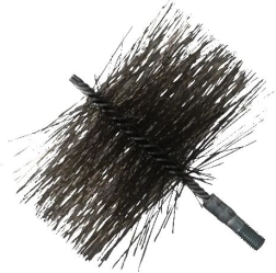 Rørbørste 150 mm i rustfrit stål
