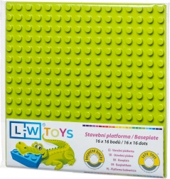 Byggeplade L‑W TOYS junior 25,5 × 25,5 cm