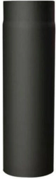 Røgrør med åbning 120 mm, længde 250 mm, sort