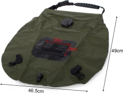 Solardrevet campingbruser 20 l med temperaturindikator