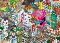 Puslespil 1000 brikker Pixorama – Tokyo