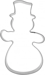 Udstejker i stål til småkager snemand 10 cm