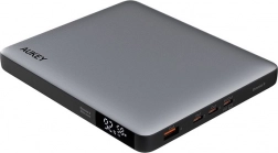 Aukey powerbank 20000 mAh med 100W Power Delivery, grå