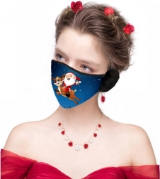 Julemundbind med ører Santa Claus