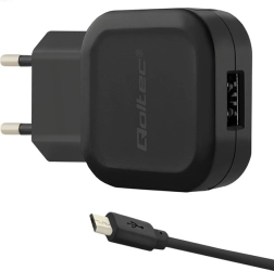 12W USB-oplader med micro USB-kabel