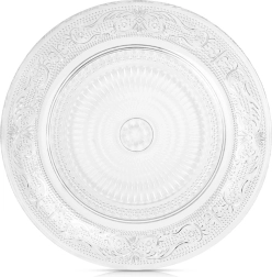 Glas desserttallerken 18 cm