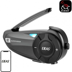 Motorcykel intercom EJEAS Q2 med Bluetooth 5.1 og støjreduktion
