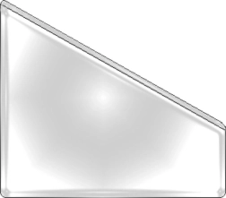 Selvklæbende skrå lomme A4, medium, 6 stk.