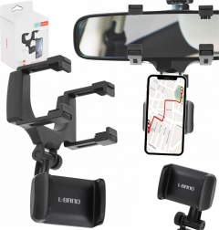 Telefonholder til bil på bagspejl med rotation