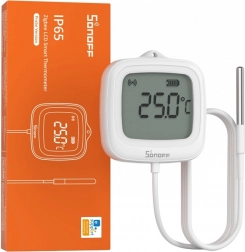 Zigbee temperatursensor SONOFF SNZB-02LD med LCD-skærm og sonde