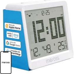 Intelligent temperatur- og fugtighedssensor Meross med 3,7" display