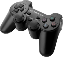 kablet gamepad til PS3 og PC USB Trooper sort