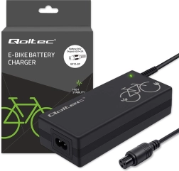 Lader til elcykel 36 V (42 V, 2 A) med GX12-3Pin-stik + strømkabel