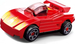 Sluban Power Bricks optræksbil rød sportsvogn