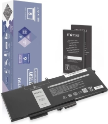 Erstatningsbatteri til Dell Latitude og Precision