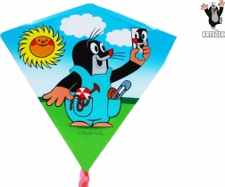 Flyvende drage Krtek plast 68x73cm