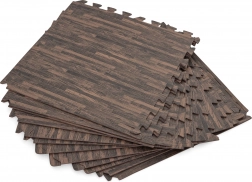 Skumpuder under pool træmønster 50x50cm 12 stk BESTWAY